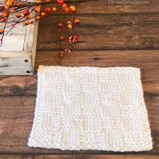 checkerboard knitting pattern