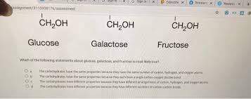 the carbohydrates glucose