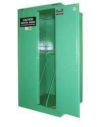 oxygen cylinder storage cabinet