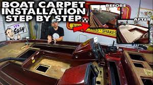 how to carpet a boat deck in easy steps