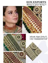 indian celebrity necklace sets