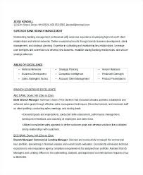 Bank Branch Manager Resume Examples Orlandomoving Co