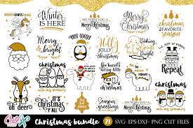 Christmas Quotes Bundle For Crafter Graphic By Cute Files Creative Fabrica