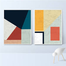Abstract Shape Canvas Poster