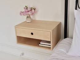 Floating Nightstand With Drawer In