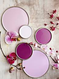 Colour schemes wall art prints. Purple Paint Colors Better Homes Gardens