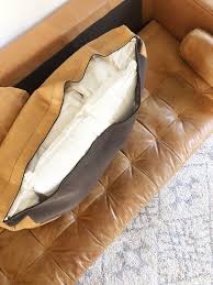 sofa cushions leather care