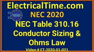 national electrical code nec 310 16