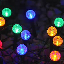 Led String Flame Light Lawn Outdoor