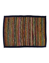 recycled sari rug india village goods