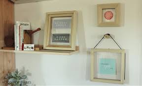 3 easy diy floating picture frames and
