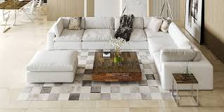 Bloom Extended Modular Sectional Sofa White