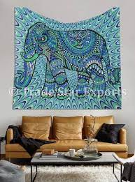Indian Elephant Hippie Wall Hanging