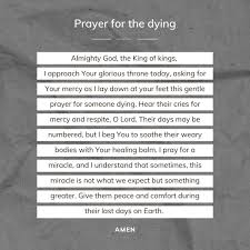 a peaceful prayer for the dying avepray