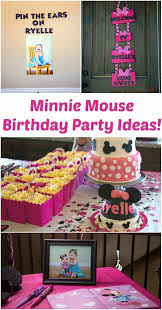 minnie mouse birthday party cute diy
