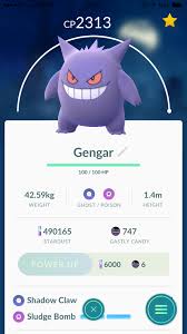 Power Up This Gengar After Cp Update Pokemon Go Wiki