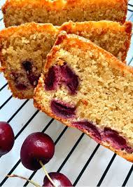 Cherry Loaf Cake No Almonds gambar png