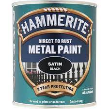 To Rust Satin Black Metal Paint 750ml