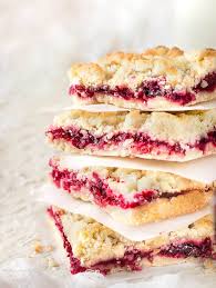 cranberry bars whisk it real gud