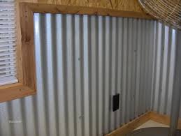 Garage Walls Corrugated Metal This