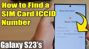 sim card iccid number