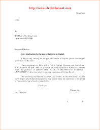 Sample Application Letter Cover Letter     PDF model resumed