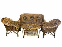 cane furniture sofa set