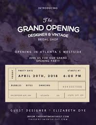 Vintage Small Business Grand Opening Event Flyer Poster