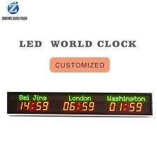 Led Zone Digit Editable Clock