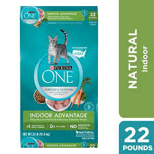 Purina One Indoor Advantage Hairball Weight Control Natural Dry Cat Food 22 Lb