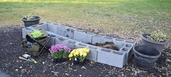 Cinder Block Raised Garden Bed