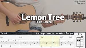 lemon tree fools garden fingerstyle