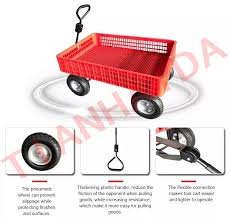 Plastic Polymesh Red Four Wheeled