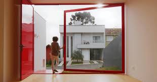Large Pivoting Window Opens This House