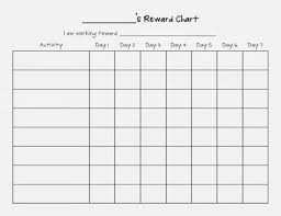 List Of Rewards Chart Template Free Printables Pictures And