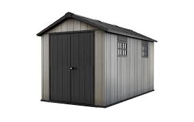 keter oakland shed 7 5x13ft grey