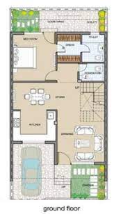 25x50 Duplex Floor Plan 1250sqft East