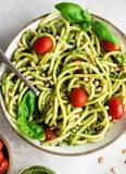 Do you put pesto on hot or cold pasta?