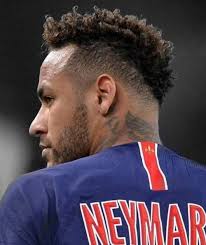 The sides are faded and the hairs are neatly cut along a straight line along the forehead. 50 Neymar Haircuts Men S Hairstyle Swag Neymar Jr Hairstyle Hairstyle Neymar Neymar