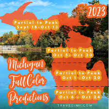 2023 michigan fall color when to see