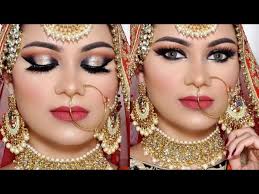 self bridal makeup indian muslim bridal
