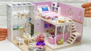 Add your own barbie furniture and decor for the perfect gift. Diy Miniature Barbie Dollhouse Apartment Youtube