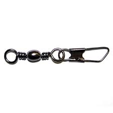 Eagle Claw Barrel Swivels With Safety Snaps