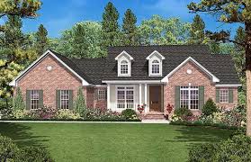 Plan 56966 Brick Country House Plans
