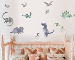various dinosaurs animals wall stickers