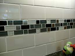 Backsplash Subway Tile With Mosaic Tile