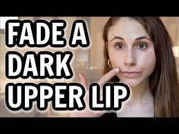 how to fade a dark upper lip dr dray