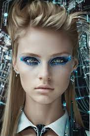 beautiful futuristic makeup playground