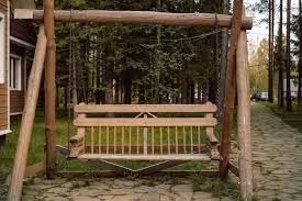 Solid Wooden Garden Swings