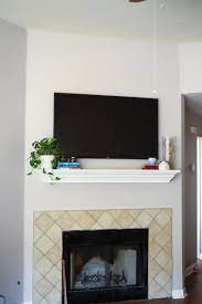 Decorating A Mantel With A Television